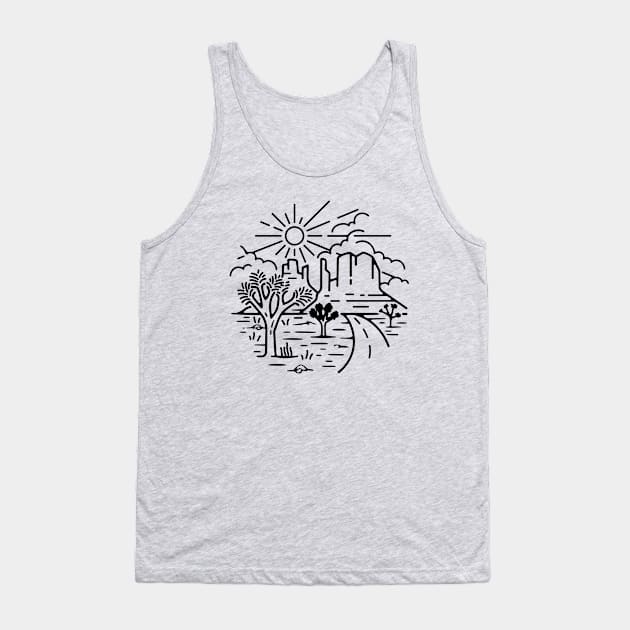 Joshua Tree T-Shirt Tank Top by Iambolders